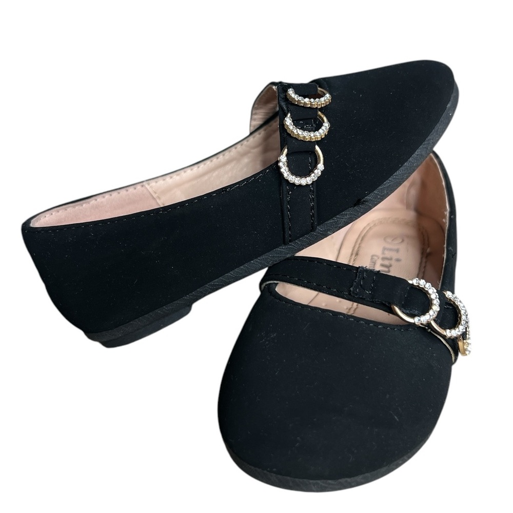 Kids Flats | Ballerina black size 7